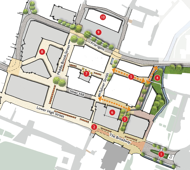 Emerging design for Central Winchester Regeneration